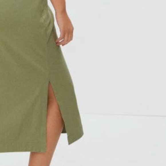 NWOT Everlane The Long Weekend Tank Dress in Artichoke Green XS - Picture 10 of 14